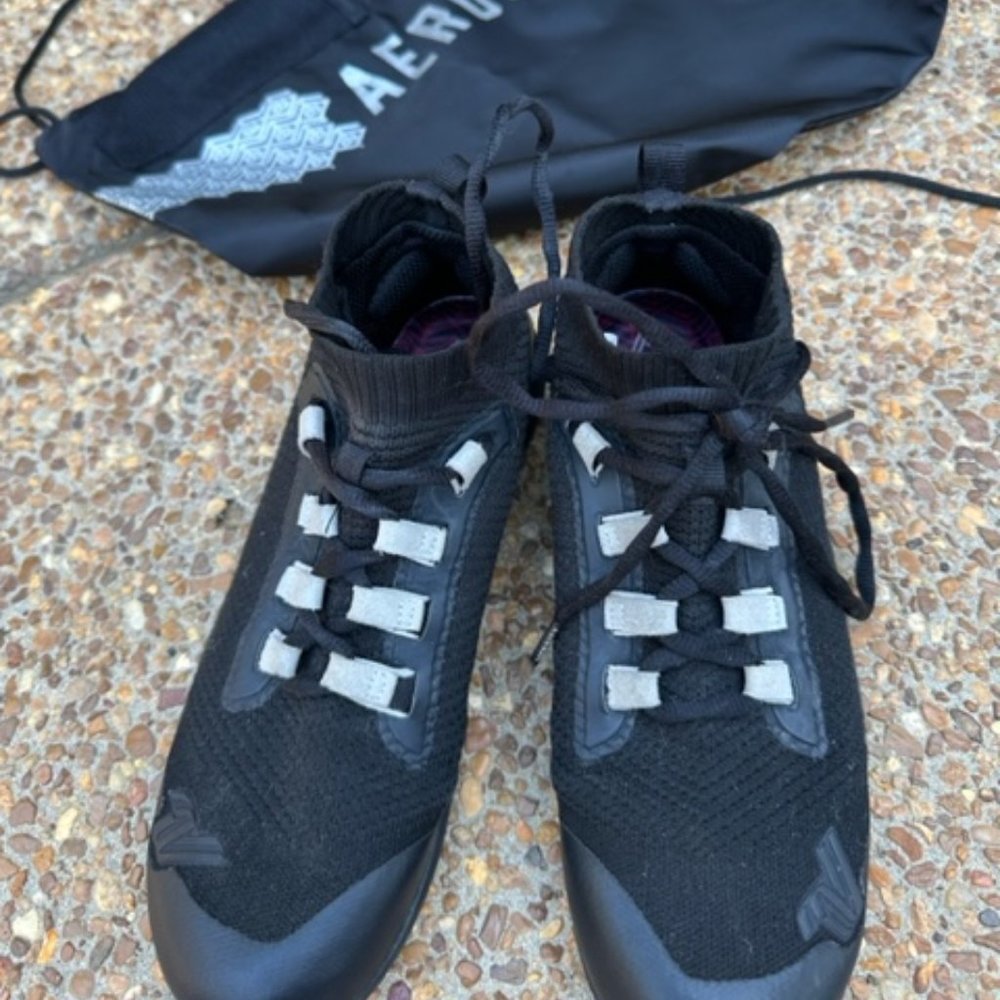 Varsity Aeros Elite Black Cheer Shoes Size 8.5 Gem